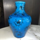 Vtg Kutahya Turkish Pottery Ewer Hand-painted Turquise  firuze  6 