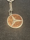 Mercedes Benz Metal Key Chain Key Ring Vintage Rare 1950   s-1970   s