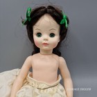 Vintage 1965 Madame Alexander 14  Doll Brunette Green Eyes Collectible Rare