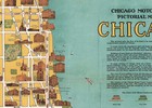 1927 Pictorial Map Of Chicago  Illinois Wall Art Poster Print Home Decor Artwork