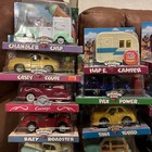 Lot 50 Vintage In Box Chevron Gas Toy Cars Collection Set Fire Truck Bus Trailer