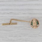 Coca-cola 25 Years Pin 10k Yellow Gold Service Award Diamonds