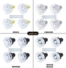 Mortise Glass Door Knobs Antique Crystal Vintage Style Knob Set