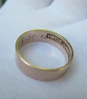14th Degree Scottish Rite Yod Ring 10k Gold Size 9 5 Masonic Band