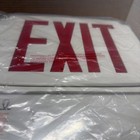 Commercial Safety Exit Sign Led Emergency Light Wet Combo  New