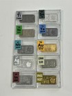 10 X 1 Gram Periodic Element Metal Maple Ingots Silver Tantalum Niobium Indium