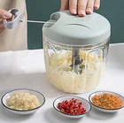 1 Pc Manual Meat Mincer Garlic Chopper 500 900ml Vegetable Onion Cutter Tool