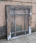 21 x23  Antique Vintage Wood Wooden Sash Mission Style Window 9 Glass Lite Pane