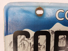 Authentic Colorado Avalanche Territory License Plate Hockey  Used Specialty