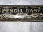 Antique Pencil Box marked Patented May 12 74  1874  old Writing Utensils Inside