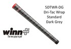 Winn Golf Grip - Dri-tac Wrap Standard - Dark Gray -5dtwrdg