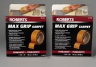  2 Pack  Roberts 50-550 Max Grip Carpet Tape  1-7 8-inch X 75 Foot Roll
