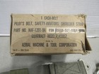 Us Military Pilots Aviators Shoulder Harness Strap 1957 Aerial Machine   Tool Co