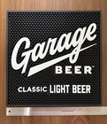 Garage Beer Rubber Bar Spill Mat 14x14 Jason Travis Kelce Brothers Very Rare