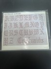 Craftaid Leather Templates Vintage Leather Template