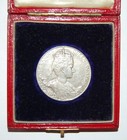 1902-king Edward Vii And Queen Alexandra Silver Coronation Medal In Box