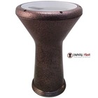 19   Gawharet El Fan Cooper Metal Dohola Darbuka With Power Beat Skin Head
