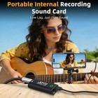 Joyo Guitar Audio Interface Pocket Recording Sound Portable For Live Streaming
