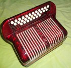 Top Made In Germany  Hohner Club Iii Bs  30 Diatonic Button Accordion C f   Case