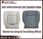 2011 - 2016 F250 F350 F450 Xl Wt Driver Bottom In Gray Seat Cover   Cushion Foam