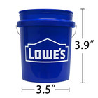 Lowe s 0 4-quart Bpa-free Foodgrade Polypropylene Mini Bucket Lid s  Included    
