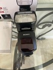 Sony Hvl-f60m Shoes Mount Flash W  Case  Box    Manual  Tested   Works 