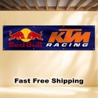 Ktm Racing 2 x8  Banner Flag Red Bull Racing