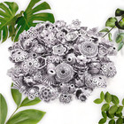 Deluxe Bali Style Jewelry Making Metal Bead Caps - 160-210pcs  100g - Exquisite