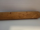 Vintage Antique Solid Wood Large Rolling Pin Green Handles 16 