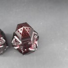 Avon Ruby Red Glass Owl Salt   Pepper Shaker Set Vintage Collectible Disneyana