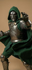 Dr Doom Armor Costume Full Set   Metal Supervillain Cosplay Outfit With Mask Cap