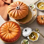Le Creuset Stoneware Mini Pumpkin Cocotte All Colors - New In Box