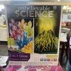 Unbelievable Science Science Kit Volcano And Crystals 12 In 1 Glow Lab