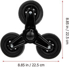 Heavy-duty Triangle Wheels For Grocery Cart - Stable Stair Climbing Accessories