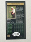Jack Nicklaus Autographed 1986 Masters Champions Of Golf Card Signed Jsa Coa