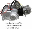 125cc Semi Auto Engine Motor Kit 3 Speed   Reverse Electric Start Atv Quad Buggy