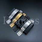 18-26mm Stainless Steel Solid Metal Bracelet Buckle Replacement Watch Strap Band