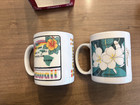 2 Different Hawaii Islands 80s Vintage Souvenir Coffee Mugs -  New With Box