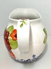 Laurie Gates Cottage Rose Ceramic 7 5    Pitcher