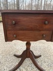 Duncan Phyfe Style Vtg Table For Sewing Storage