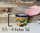 Handcrafted Mini Talavera Clay Planter Hand Painted
