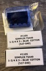 Simplex Ts449 Blue Cotton Time Clock Ribbon Cable Lot Of 3 New Still Sealed 