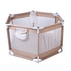 Foldable Baby Playpen With Soft Mat     Portable Safety Play Yard 120cm
