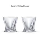 Joyjolt Atlas Old Fashioned Whiskey Glasses Set Of 2 New Jc102112
