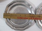 Vintage Wilton Armetale Pewter 7 1 8  Salad Plates Set Of 6