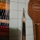 Made In Italy 7  Scissors With Sunbeam Leather Sheath