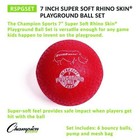 Champion Sports Rhino Soft Playground Ball Set  8 5  Dia  Assorted Colors  6 set