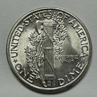 1942 Philly Mercury Dime 10c Winged Liberty 90  Silver