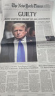 New York Times Donald Trump Guilty 05-31-2024 Print Newspaper Full Copy Complete