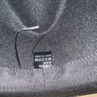 Men s Black Solid Fedora Hat Felt Look W  Buckle Band Size S - New W  Flaws